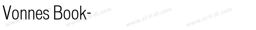 Vonnes Book字体转换